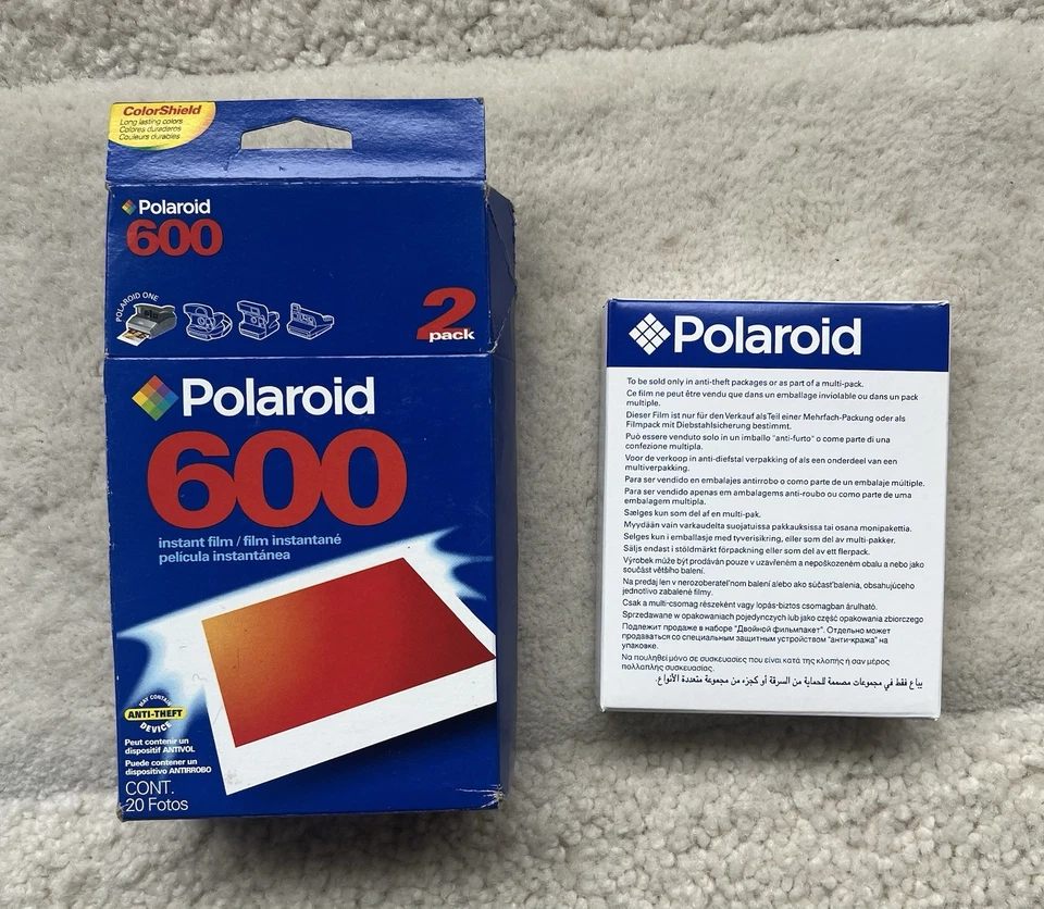 Polaroid 600 Instant Film 10 Photos - Expired 05/2005 Sealed - Image 1 of 4