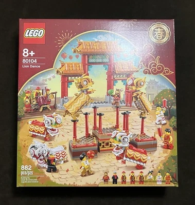 DAMAGED BOX LEGO Chinese New Year Lion Dance 80104 Retired - Image 1 of 4