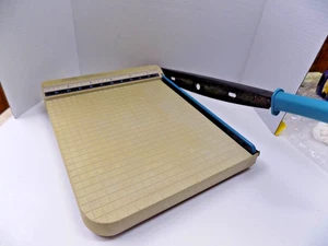 12" QUARTETT Guillotine Papier Foto Trimmer Schneider scharf QMC-800360 - Bild 1 von 7