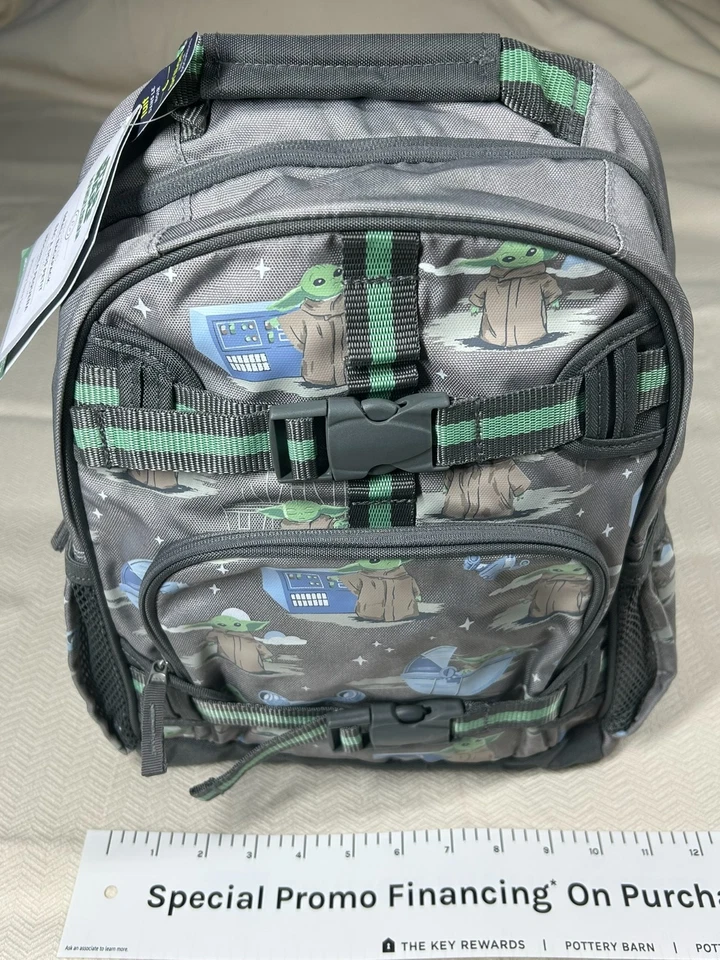 Mochila de viaje Pottery Barn Disney Guerra de las Galaxias Grogu Mandalorian NUEVA CON ETIQUETAS Foto 1 de 4
