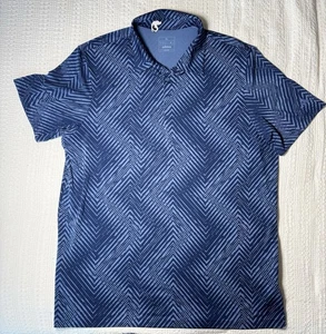 Adidas Herren Allover Print POLO GOLF XL COLLEGIATE NAVY (B6) - Bild 1 von 9