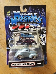Muscle Machines '41 Willy's Coupe. Silver 01-09 (2001) - Picture 1 of 3