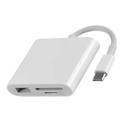  Lettore di memoria USB-C Hub USB 3.0 Convertitore per laptop Telefono Writer - Image 1 of 4