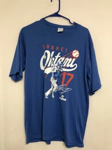 Camiseta azul grande de los Dodgers de Los Ángeles Shohei Ohtani #17 para hombre - Imagen 1 de 4