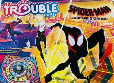 Spider-Man Trouble Board Game 2023 Hasbro Pop-O-Matic Complete Holiday Gift - Image 1 of 4