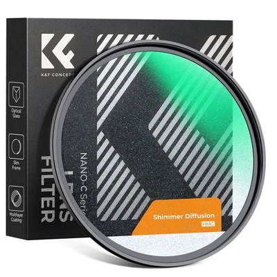 K&F Concept Shimmer Diffusion Filter 1 effect 49-82mm Glimmer multi-coat NANO-C - Image 1 of 4