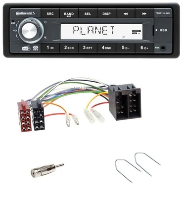 Continental MP3 AUX USB DAB 1DIN Autoradio für Mercedes E-Klasse W210 1995-2002 - Bild 1 von 4
