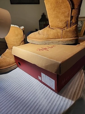 Botas femininas tamanho 11 usadas - Imagem 1 de 3