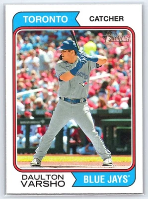 2023 Topps Heritage #224 Daulton Varsho - Toronto Blue Jays - Image 1 of 2