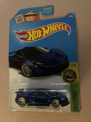 Hot Wheels McLaren P1 #71/250 1/10 Blue HW Exotics - Image 1 of 2