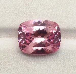 15X12 MM Ceylon Padparadscha Sapphire Loose Cushion Cut Gemstone 13 Ct Jewelry - Picture 1 of 6