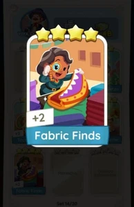 FABRIC FINDS 4 STAR STICKER AVAILABLE SUMMER ESCAPE ALBUM - Picture 1 of 1