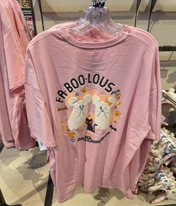 Disney Parks 2025 Halloween Mickey Minnie Mouse Geist Rosa Shirt Gr. S Neu mit Etikett - Bild 1 von 3