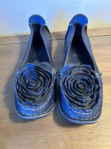 L’Artiste Spring Step Loafers DEZI-N Navy Flower Ballet - Picture 1 of 9