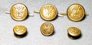 (7) South Caroling official governenentdocument  seals with closure rivets - Picture 1 of 5