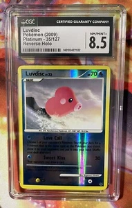 2009 Pokemon Platinum #35/127 Luvdisc Reverse Holo CGC 8.5 NM/MINT+ - Picture 1 of 4
