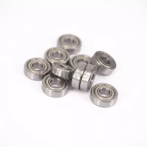 Rodamiento de bolas de ranura profunda de pared delgada (10)R4ZZ 1/4""x5/8""x0,2"" ABEC1 - Imagen 1 de 4