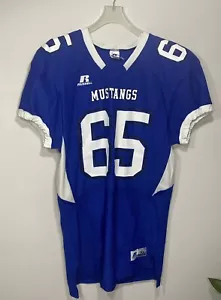 Russell Athletic Dri-Power Stretch Compression Fit S65XCNK MUSTANGS 65 SIZE XL - Picture 1 of 11