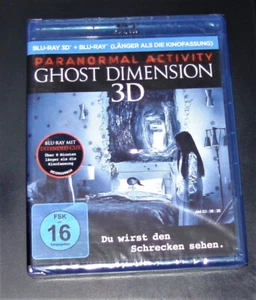 Paranormal Activity Ghost Dimension 3D Blu Ray + Blu Ray Extended Cut New & OVP - Picture 1 of 2
