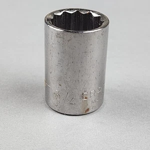 Vintage Craftsman Socket 3/4in 1/2in Drive 12 Point 47508 SAE USA G Series G2 - Picture 1 of 5