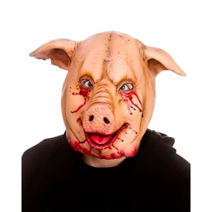 Pig Face Mask Horror Farm Halloween Movie Hillbilly Farmers Plague - Picture 1 of 1