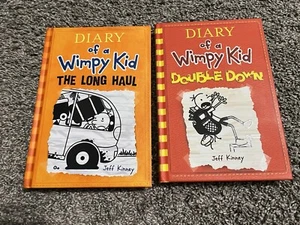 2-Hardcover Diary of a Wimpy Kid books - Picture 1 of 4