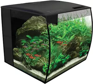 Fluval Flex Nano Aquarium 34L, Süßwasser Aquarium, Schwarz - Bild 1 von 14