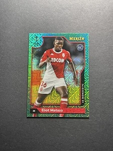 2021-22 Topps Merlin Chrome UCL /99 Eliot Matazo #31 Rookie RC Green Mojo - Foto 1 di 2