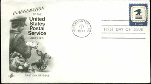 US FDC #1396 Artcraft Severe #1 Cachet Washington, DC Shaded Arm Patch Variety - Picture 1 of 1