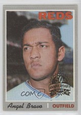 2019 Topps Heritage 1970 Buybacks Angel Bravo (50th Anniversary Logo on Right)