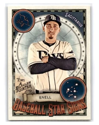 2019 Topps Allen & Ginter - Baseball Star Signs #BSS-27 Blake Snell - Image 1 of 2