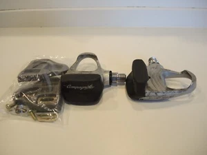 CAMPAGNOLO ATHENA PEDALS CIRCA 1990 + LOW MILEAGE LOOK CLEATS + GOOD BEARINGS - Picture 1 of 18