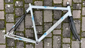 Rahmen Rennrad Aluminium Kohlenstoff Saccarelli 54 Road Fahrrad Frame - Bild 1 von 4
