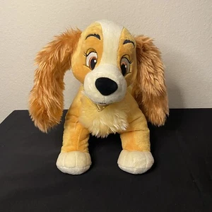 Disney Store UFFICIALE Lady and the Vagabond Peluche Marrone Soffici Orecchie Pulite - Foto 1 di 11