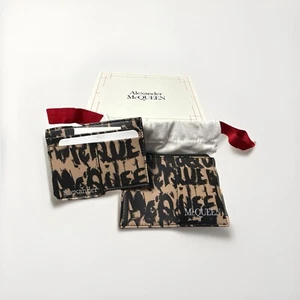 ALEXANDER McQUEEN GRAFFITI ‘TRANSFORMER’ MENS CARDHOLDERS = NEW WITH BOX =LOOK! - Picture 1 of 23