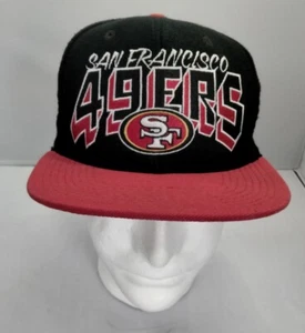 Vintage San Francisco 49ers Reebok Team Bekleidung verstellbare Druckknopflasche Mütze  - Bild 1 von 13