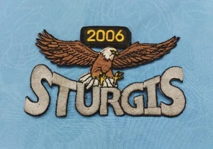 RARO PARCHE STURGIS 2006 ALA RECTA SCREAMIN ÁGUILA NUEVO - Imagen 1 de 3