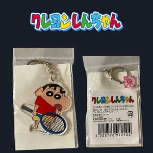 New Crayon Shin-chan keychain Cute Anime Manga Tennis Keychain Japan - Picture 1 of 1