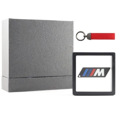 BMW M POWER 100% Carbon Fiber Automobile motorcycle Keychain Keyring gift #2 — 第 1/4 张图片