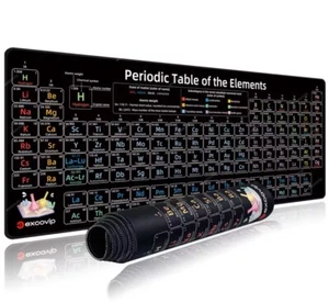 Periodic Table Large Mouse Pad Mat 80 x 30cm (Brand New) - Picture 1 of 2