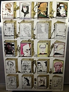 Rarität HORST JANSSEN (1929-95) Hand Datiert & Signiert *Deutschland Ganoven* - Bild 1 von 12