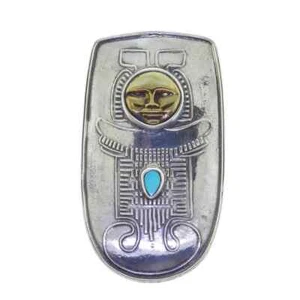 Tabra Bronze Sonnengott Stammesprägung Anhänger - Bild 1 von 1