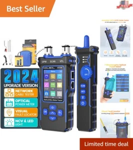 Efficient Network Tester with POE Capability and Non-Contact Voltage Detection - Picture 1 of 8