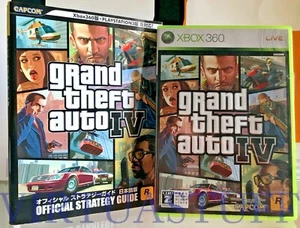 Grand Theft Auto IV, 4, GTA, Guide Book Bundle, Microsoft XBOX 360, Japan Market - Picture 1 of 8