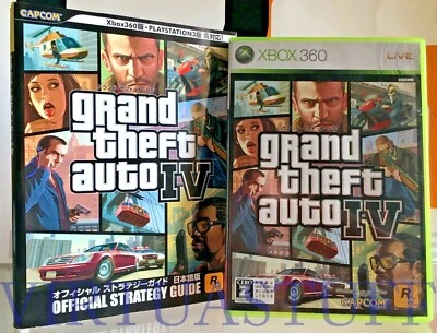 Grand Theft Auto IV, 4, GTA, Guide Book Bundle, Microsoft XBOX 360, Japan Market - Image 1 of 4