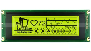 240x64 24064 Grafik LCD Modul Display mit RA6963, T6963 Controller mit Tutorial - Bild 1 von 5