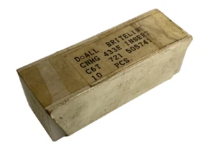Lot of (10) DoAll Briteline CNMG 433E Carbide Turning Insert - Picture 1 of 3