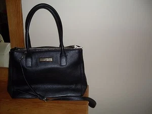 Donna Karen DKNY Soft Ego Lether Satchel Bag Black $365 - Picture 1 of 10