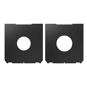 2Pcs Copal #0 #1 Center Hole Lens Board Linhof Wista Shen Hao Ebony 4x5 Camera - Picture 1 of 11