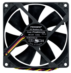 FOXCONN PVA092G12M 3-PIN 12V 0.24A 92mm - Bild 1 von 2